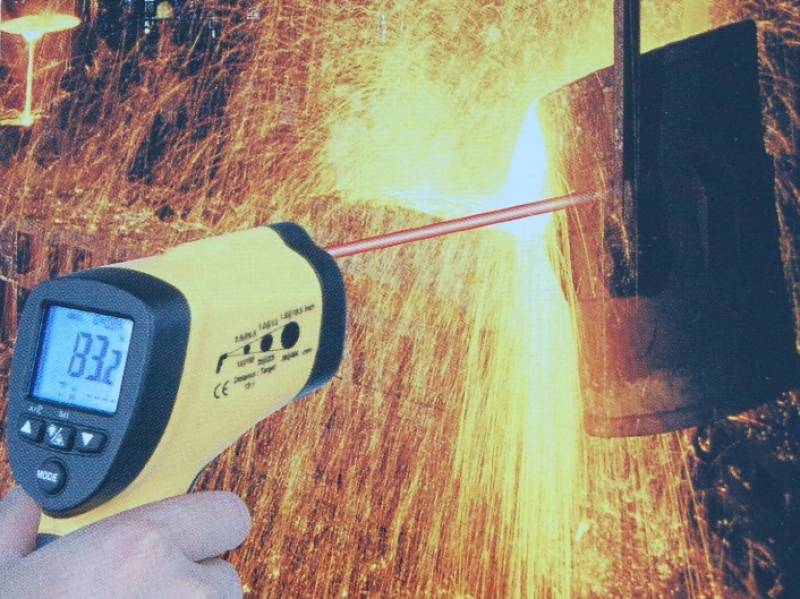 Application thermomètre - Thermomètre infrarouge à visée laser - STM 8833