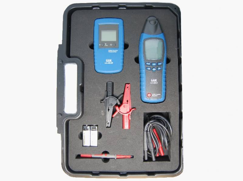 Vente coffret localisateur de câbles hors et sous tension - Émetteur et récepteur LOCATEC 1012