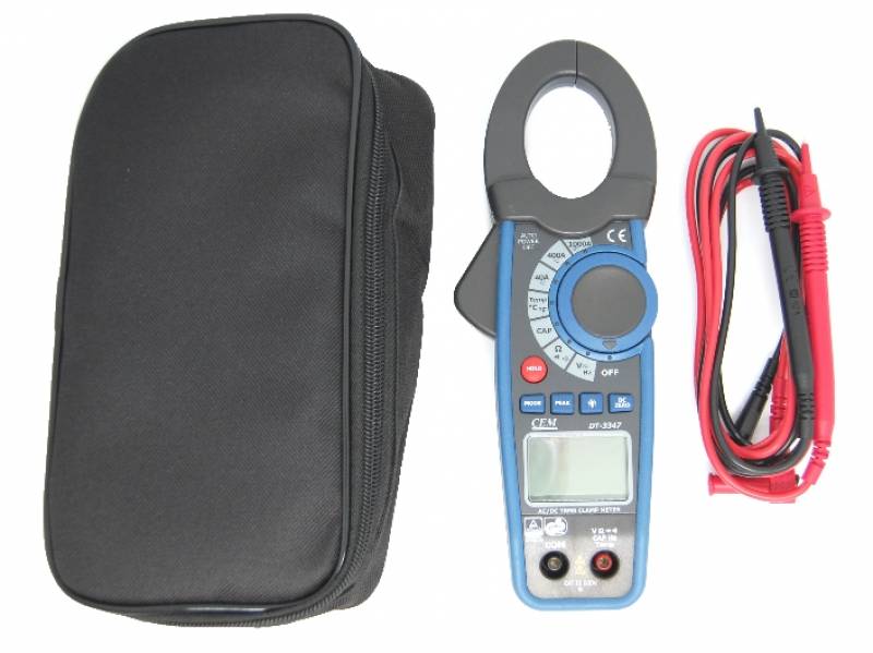 Vente coffret appareil de mesure électrique - Pince ampèremétrique DT 3347 TRMS
