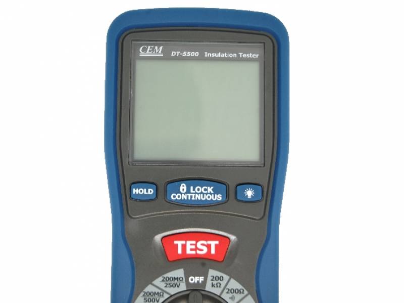 Ecran instrument de contrôle d'isolement - TEC 509-55