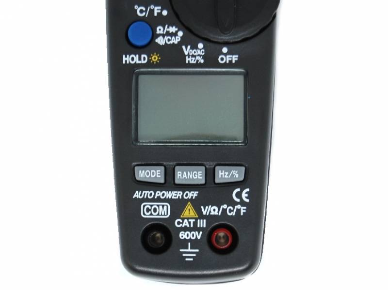 Ecran appareil de mesure électrique - pince ampèremétrique DT 333 T