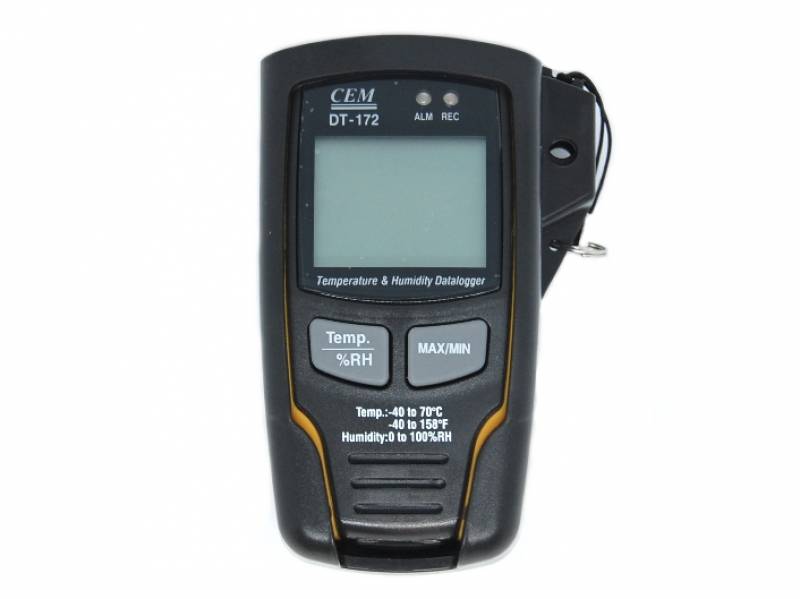 Support mural appareil de mesure d'humidité - Thermo-hygromètre enregistreur compact DT 172