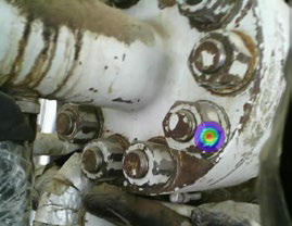 Equipement acoustique permettant de localiser des bruits anormaux comme des vis desserrées 