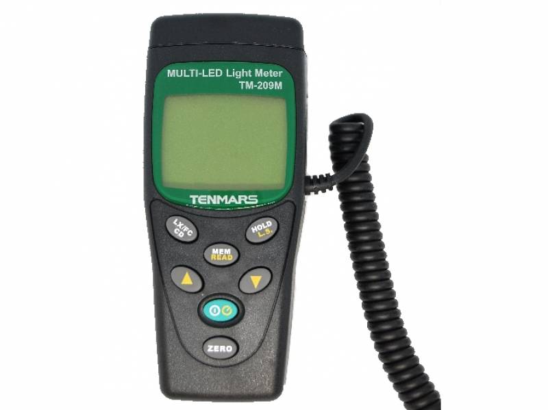 Vente appareil de mesure - Luxmètre digital 400 000 LUX spécial LED toutes couleurs - YF 209 MD